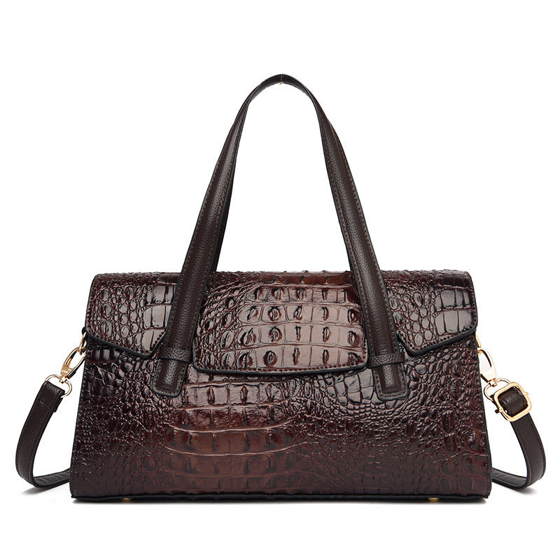 Soft Leather Large Capacity Shoulder Messenger Bag