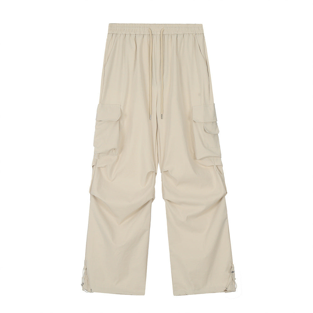 Salopette de sport plissée ample pour homme, modèle parachutiste