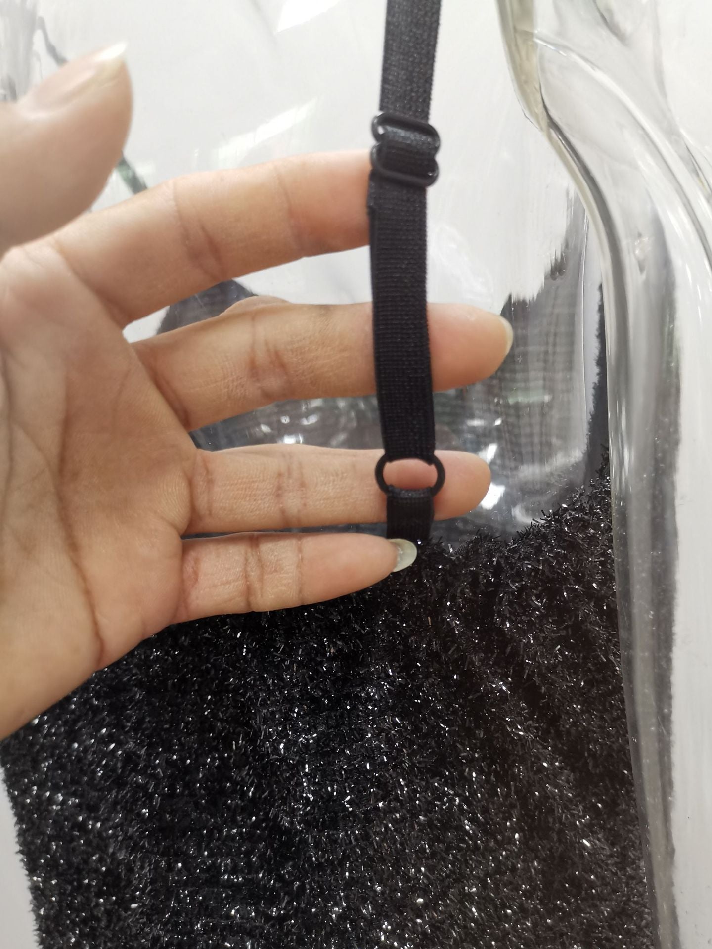 Women's Gilded Dress With Split High Waist