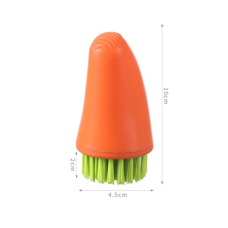 Multifunctional Nylon Carrot Brush Kitchen Gadget