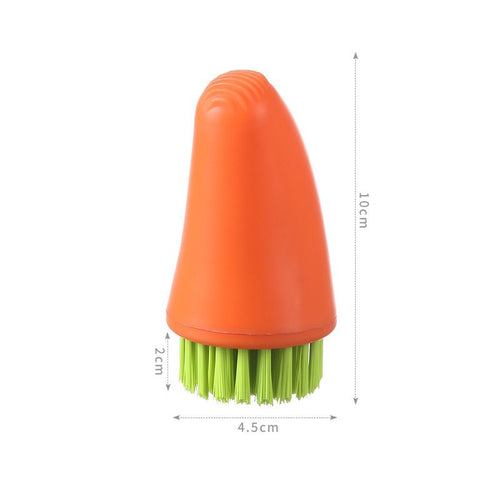 Brosse à carottes multifonction en nylon, ustensile de cuisine