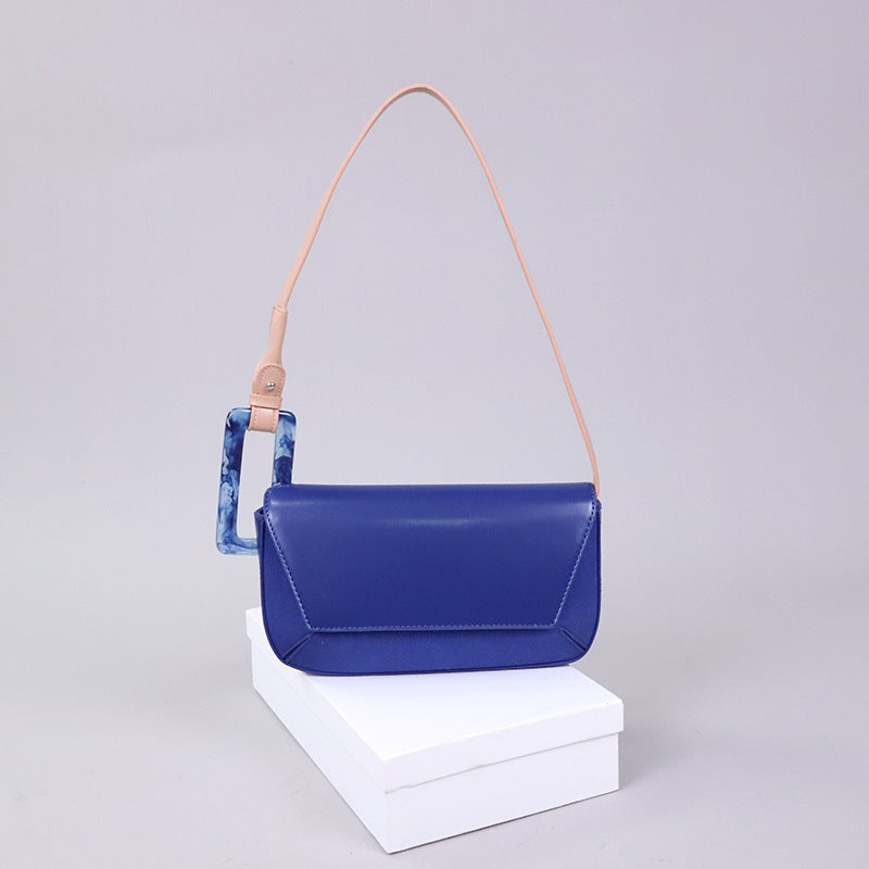 Sac à bandoulière en PU 26CM pour femme de niche française