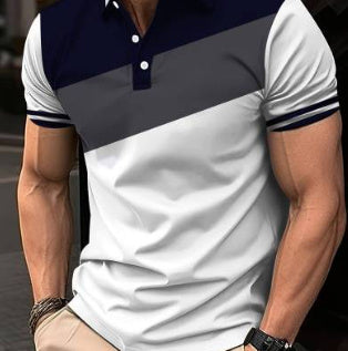 Men's Casual Polo Shirt T-shirt Top