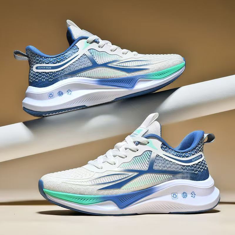 Chaussures de course ultralégères et respirantes avec absorption des chocs et semelle souple