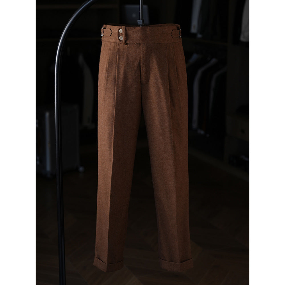 Spring Italian Slim Fit Double Breasted Suit in Tan, Black, Gray, Khaki