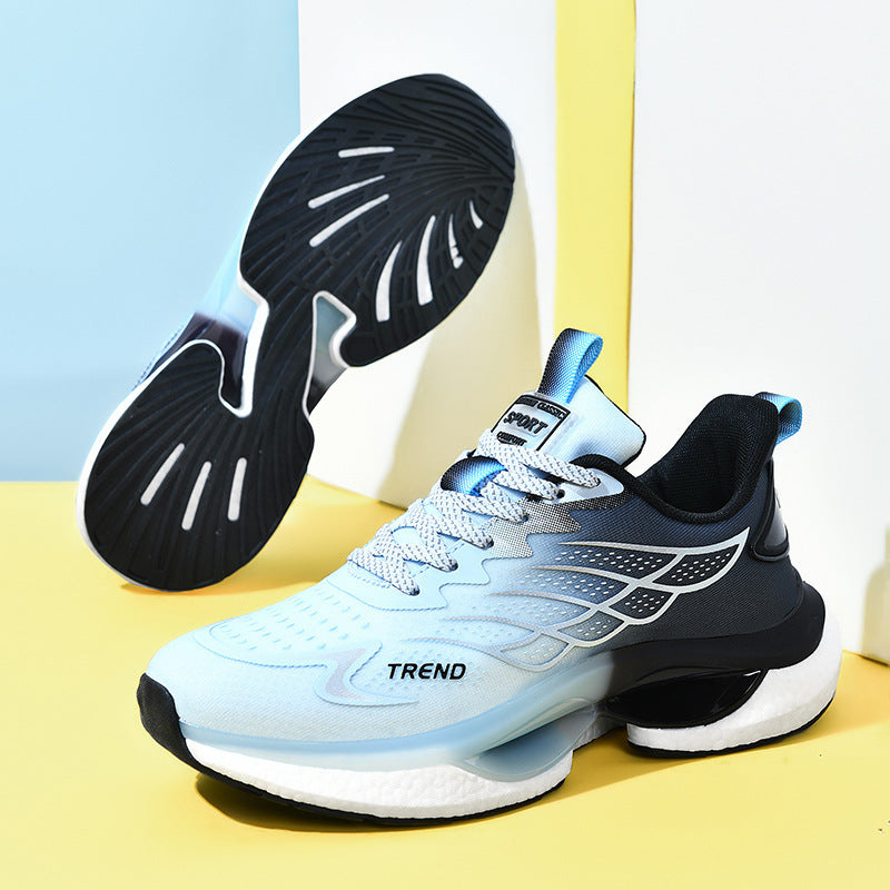 Men's Lightweight Breathable Outdoor Running Shoes Black & Blue