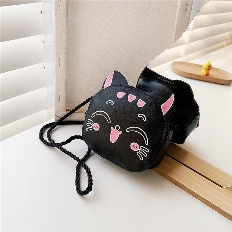 Girls' Trendy PU Crossbody Bag 21cm