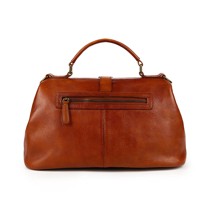 Women's Retro Genuine Leather Versatile Handbag