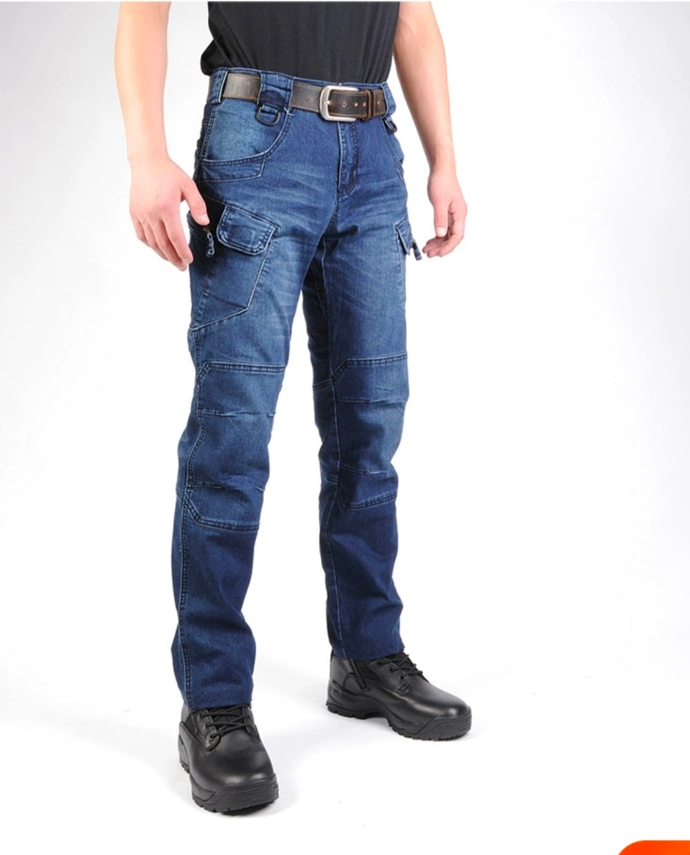 Men's Tactical Straight Slim Training Jeans