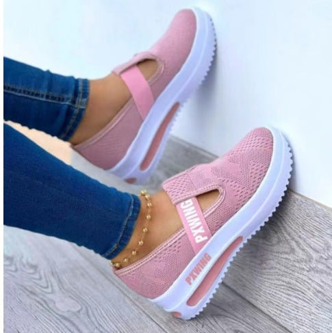 New Single Shoes Round Head Shaking Bottom Women's Sports
