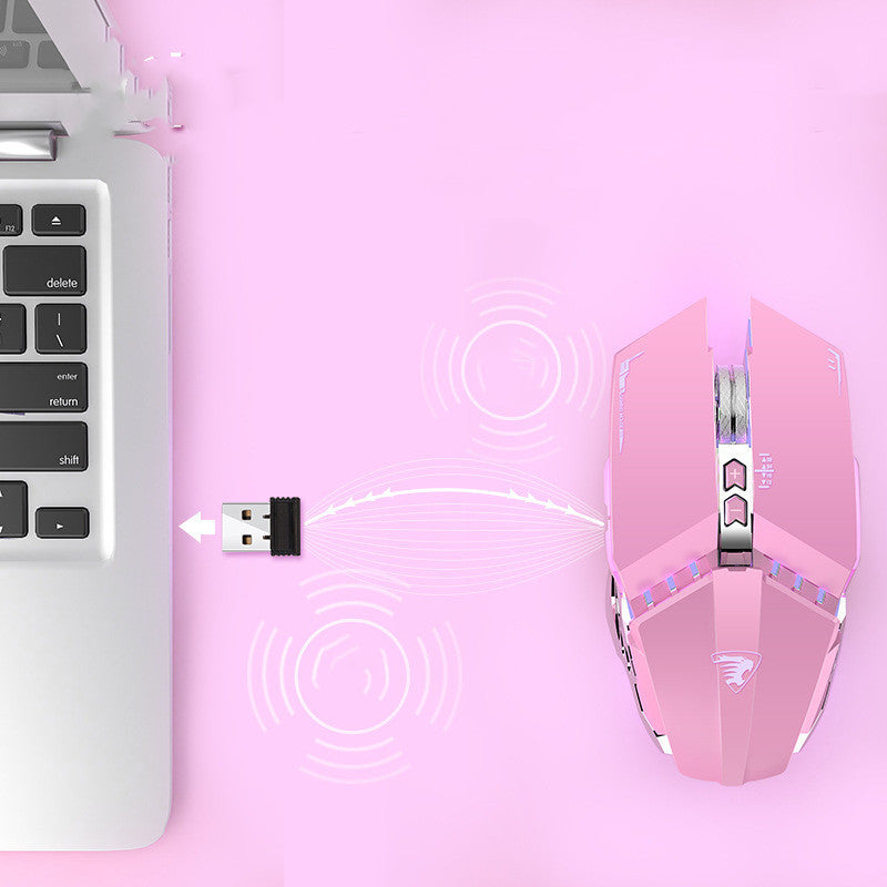 Rechargeable Silent Wireless Bluetooth Mouse for Notebook