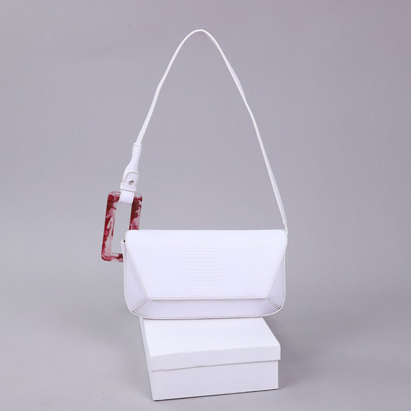Sac à bandoulière en PU 26CM pour femme de niche française