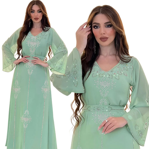 Summer Chiffon Robe for Women Middle East Clothing
