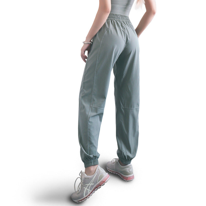 Pantalon Ample Décontracté en Polyester Respirant