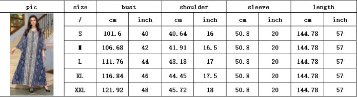 Women's Fashion Dress Dubai Abaya Robe