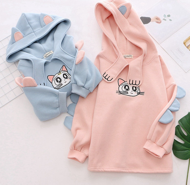 Merry Pretty Sweat à capuche en coton pour femme