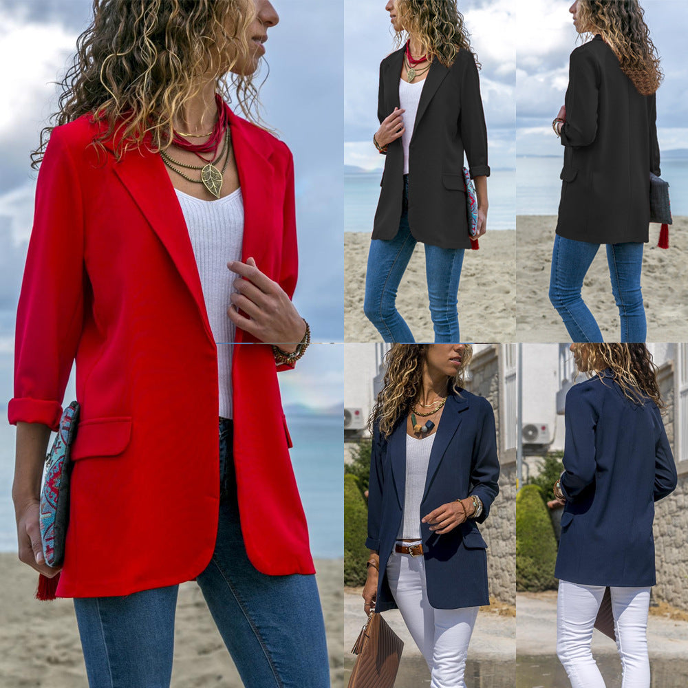 Ladies Winter Jacket Coat in Royal Blue, Black & Red - Sizes S to 3XL