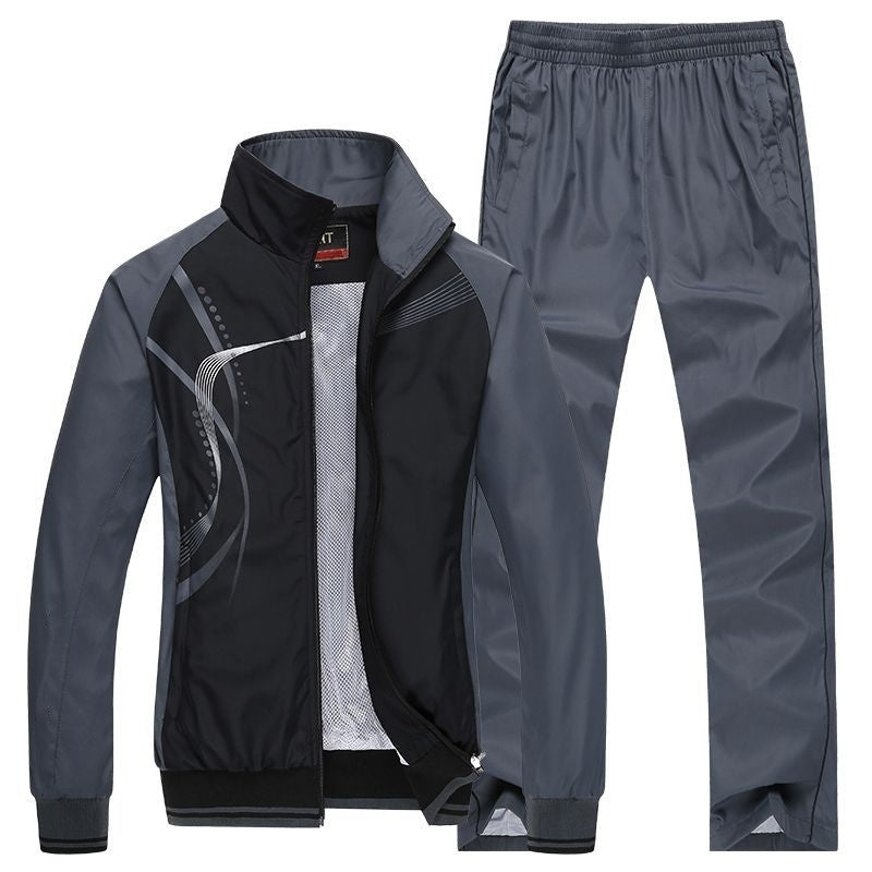 Spring & Autumn Couple Sports Suit Casual Student Unisex Tracksuit