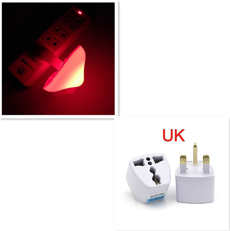 Mushroom LED Night Light with Sensor Warm White EU US Plug Wall Socket Lamp