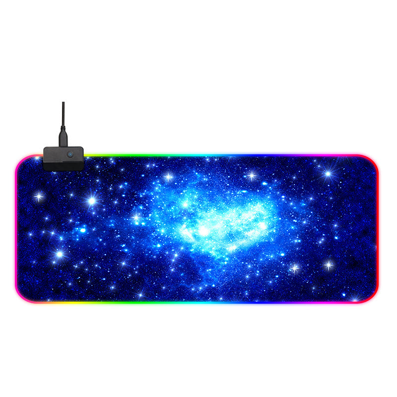 لوحة ماوس ألعاب RGB لاسلكية 800x300 ملم مع قاعدة مطاطية مانعة للانزلاق