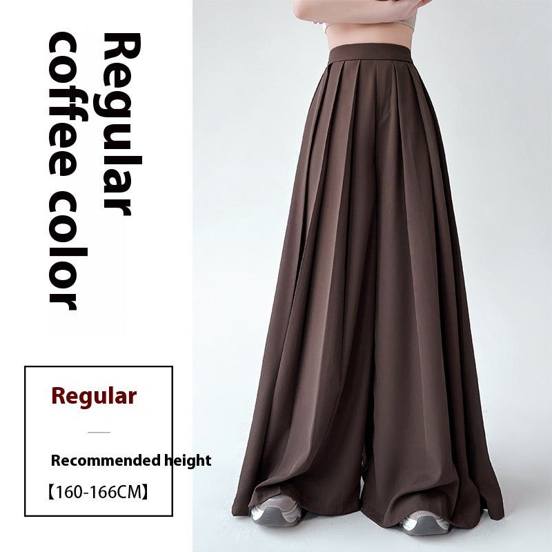 Women’s High Waist Wide Leg Slimming Suit Pants