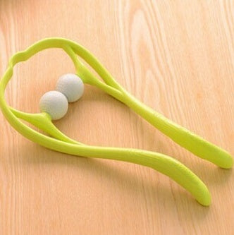 Plastic Neck and Shoulder Pressure Point Massage Roller for Trigger Point Relief