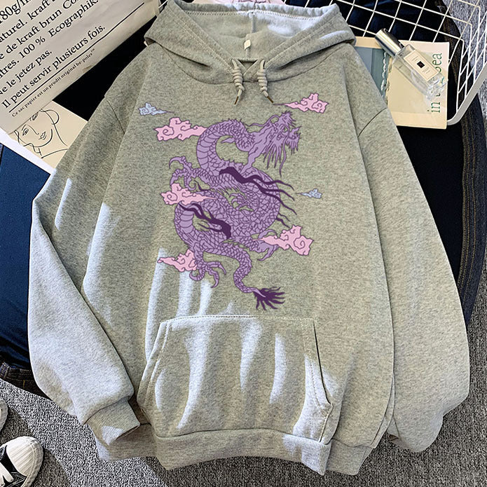 Pulls à capuche Dragon Chinois pour hommes