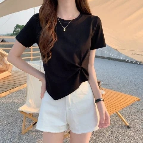 T-shirt ample décontracté pour femme, plusieurs couleurs et tailles