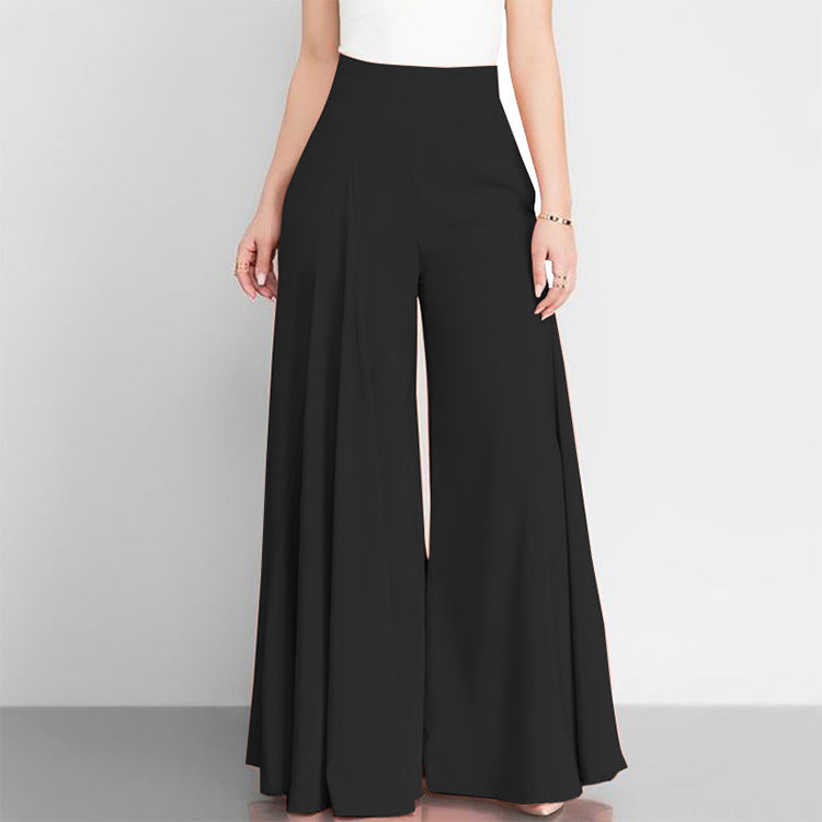 Elegant Women's High Waist Wide-Leg Thin Casual Pants