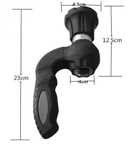 Mighty Power Hose Blaster Nozzle with 5 Spray Settings for Lawn, Garden & Car Washing