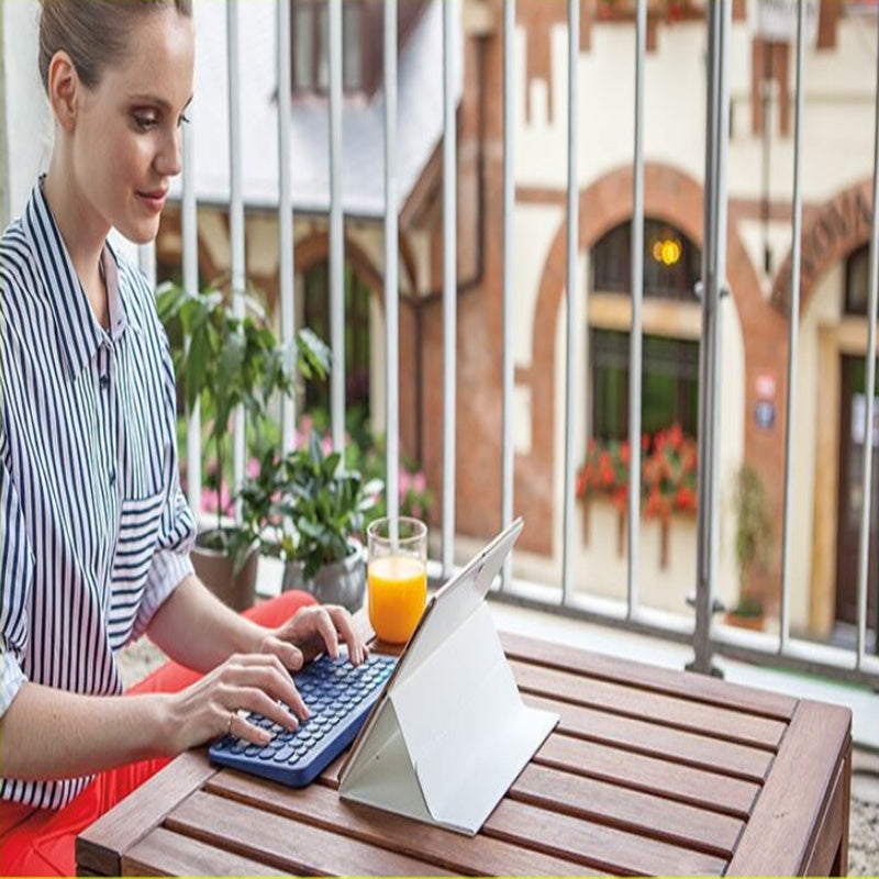 Bluetooth Wireless Keyboard for Mobile, Tablet & Notebook - Universal, ABS, 30x14x3cm, Multi-Color