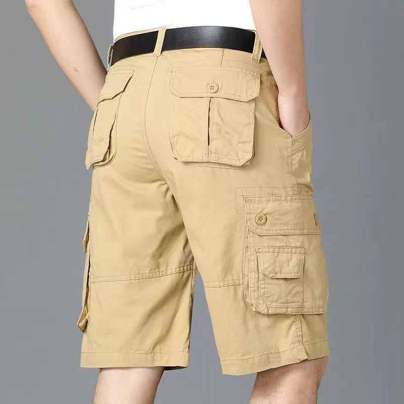 Men's Cotton Workwear Shorts Casual Sports Pants