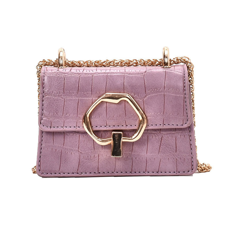 Western Style PU One Shoulder Small Square Messenger Bag