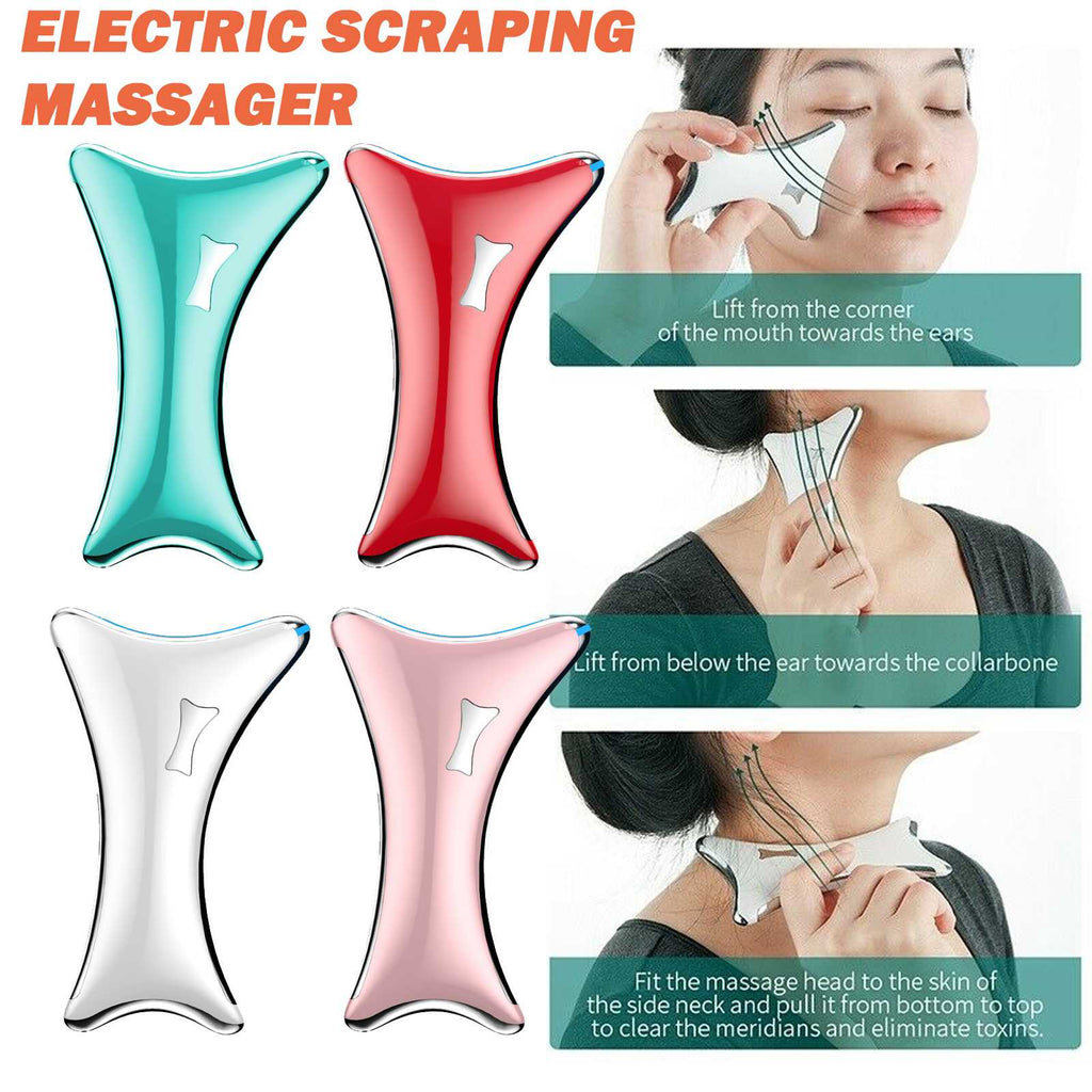 Masseur électrique Gua Sha avec fonction chauffante et rajeunissement IPL