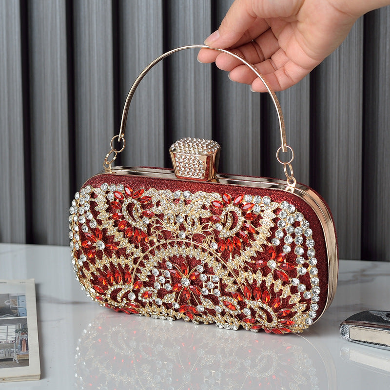 Sac à bandoulière décontracté pour femme en PU, en forme de diamant, à coque rigide ovale