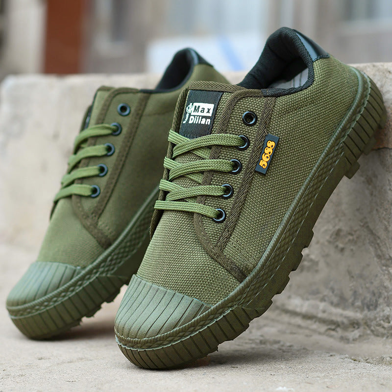 Men's High-Low Canvas Cloth Shoes Breathable Sports Sneakers