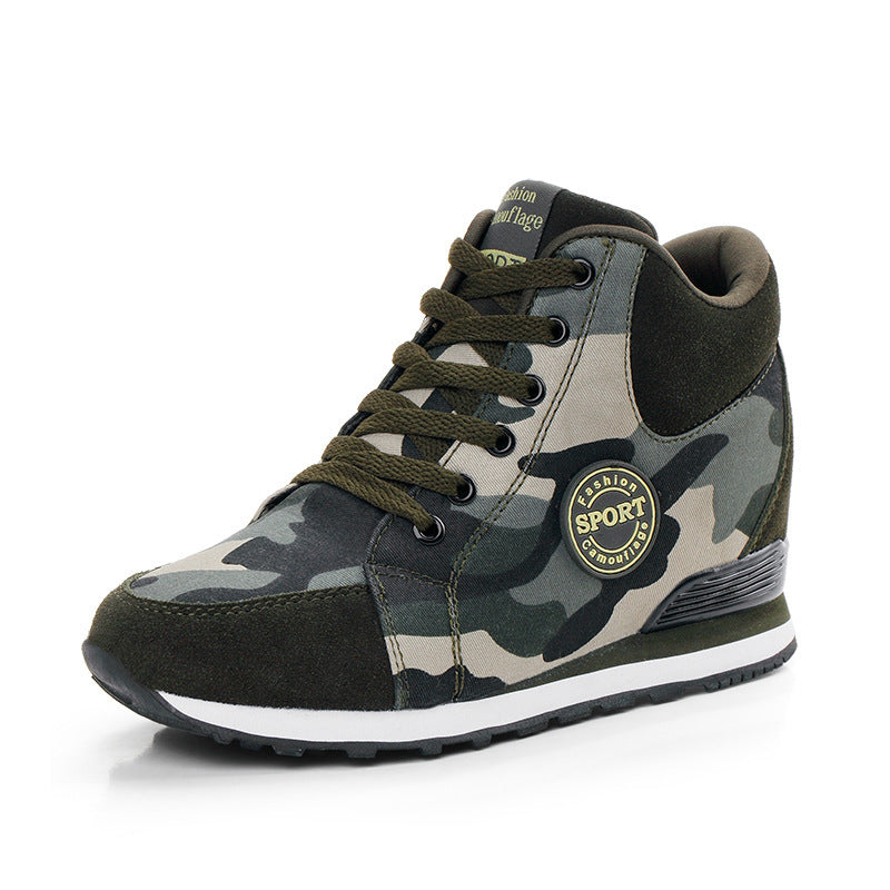 Camouflage Sports Shoes Canvas EVA Sole Sizes 34-42