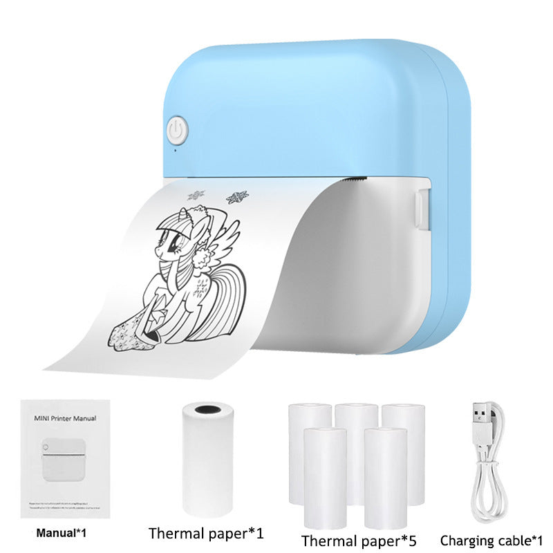 Student Mini Thermal Label Printer with USB Interface