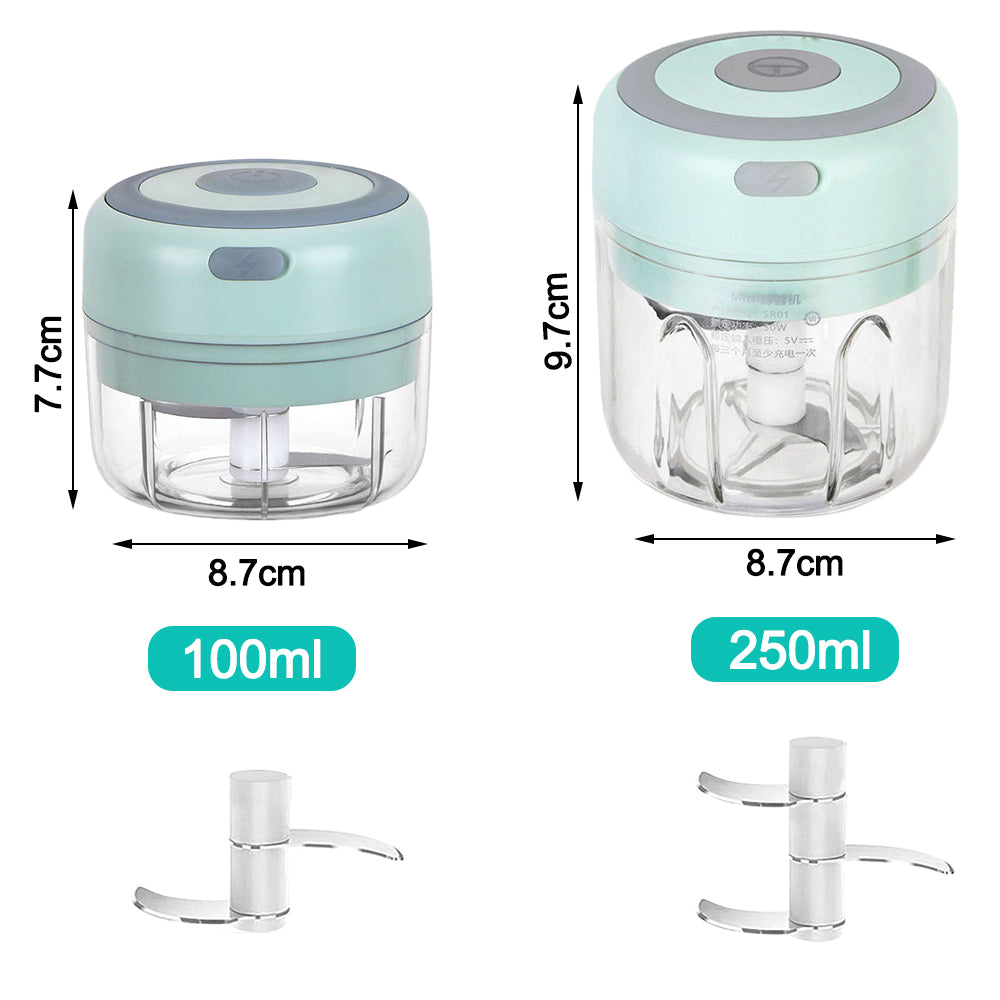Mini hachoir électrique USB pour l'ail, le gingembre et les légumes.