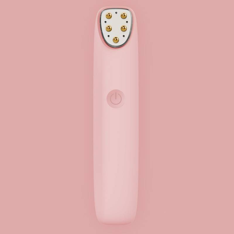 Portable RF EMS Red Light Eye & Face Vibration Massager for Wrinkles & Dark Circles