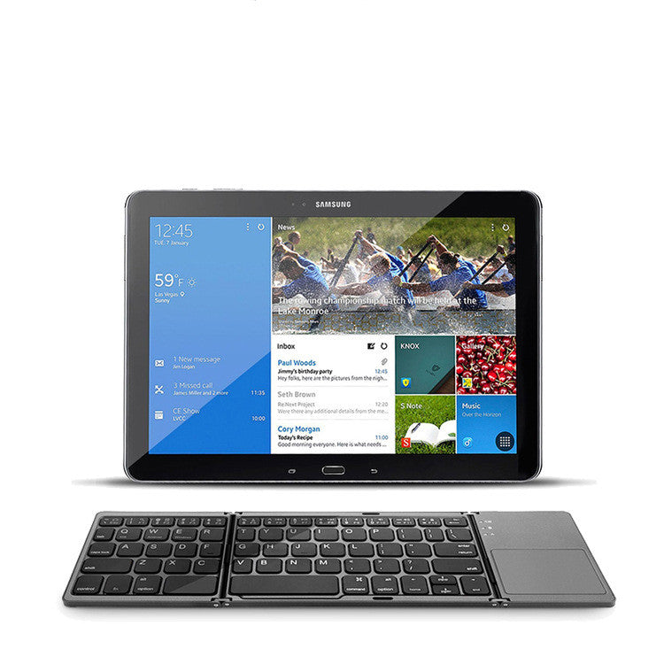 Wireless Bluetooth Folding Mini Keyboard for Tablets & Phones
