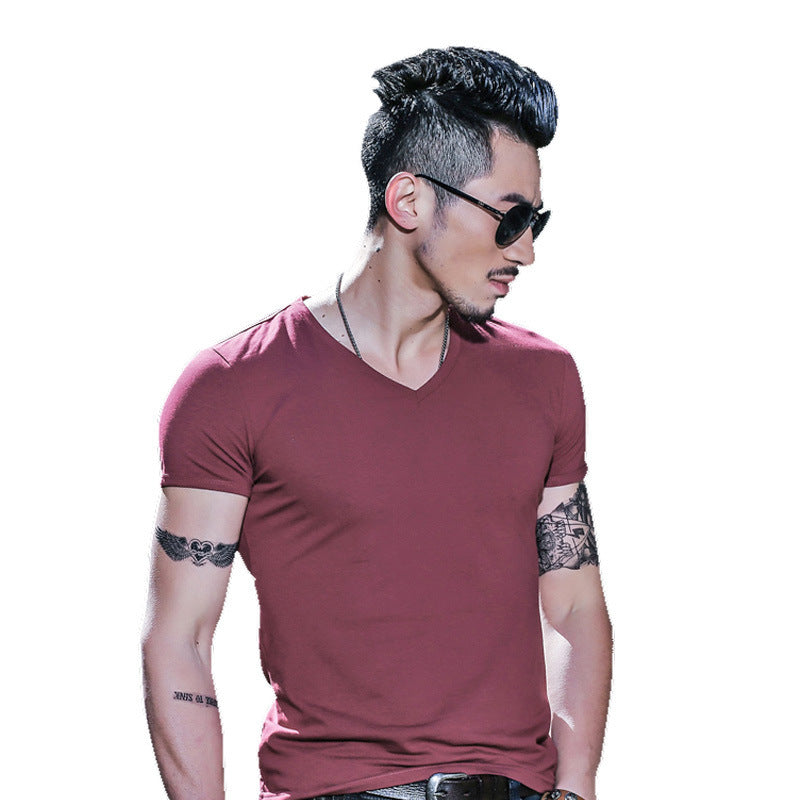 T-shirt en polyester uni pour homme