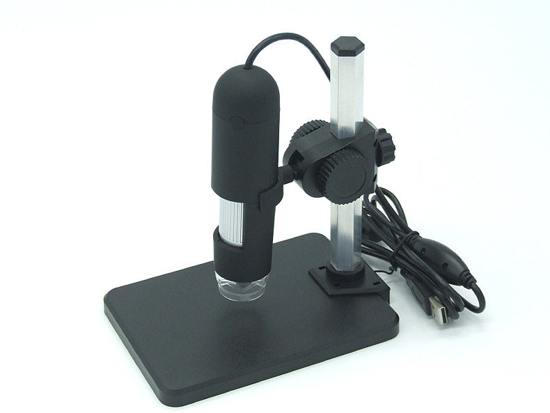 Caméra microscope USB avec grossissement 1000X, 8 lumières LED et résolution 640x480