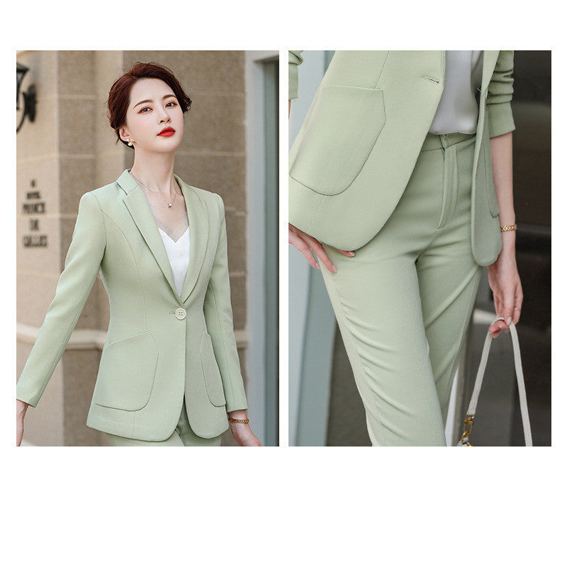 Women's Autumn Fashion Professional Small Suit Set