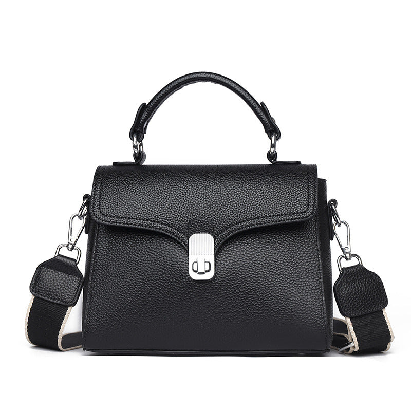 Women's Genuine Leather Portable Crossbody Bag 21x18x9cm