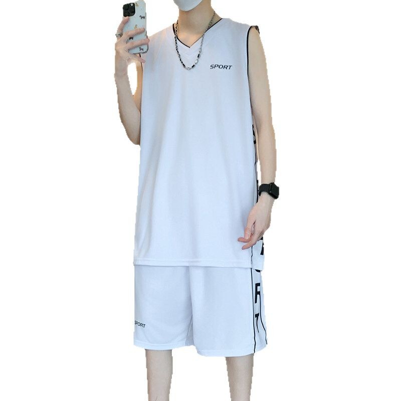 Short Sleeve Vest Leisure Sports Suit