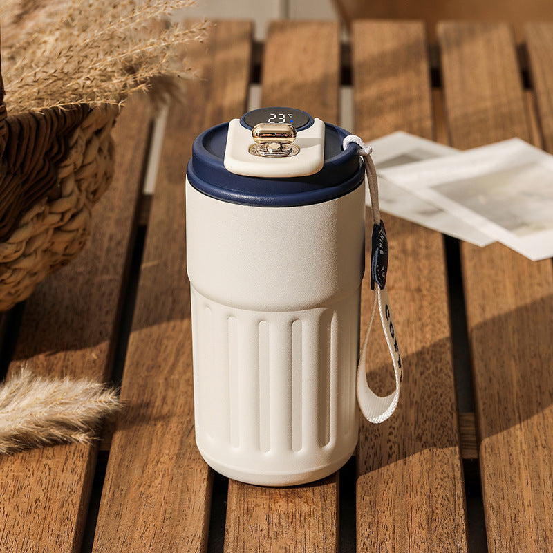 Smart Thermal Bottle 450ML with Temperature Display – Hot & Cold Insulated