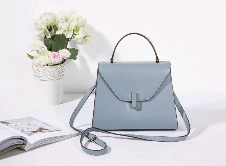 Spring Summer Portable Leather Shoulder Messenger Handbag