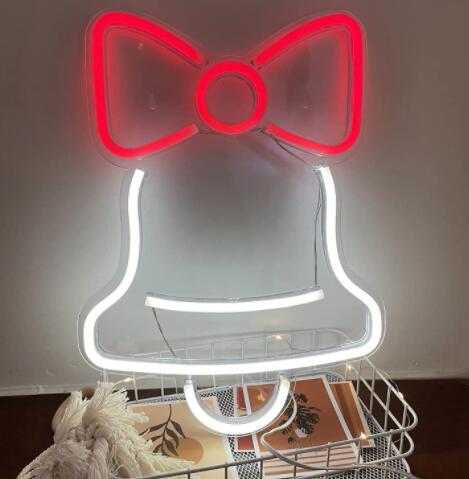 LED Neon Light with Acrylic Back Panel USB Powered Room Night Decoration