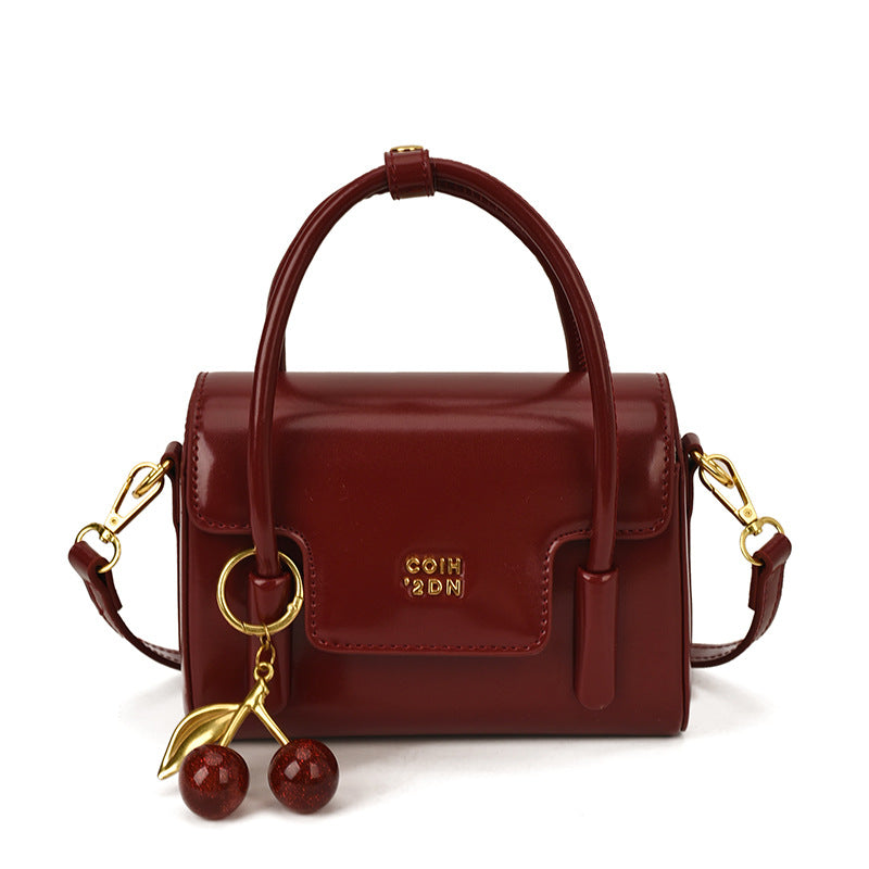 Women's Simple Commuter PU Shoulder Sling Handbag